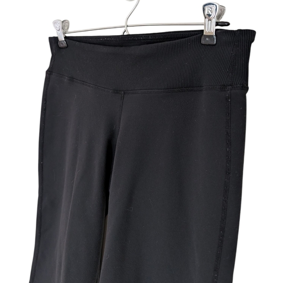Lululemon Clam Digger II Black Luon Mid Rise Ribbed Waist 6/2013 Women's size 6 - Picture 5 of 14